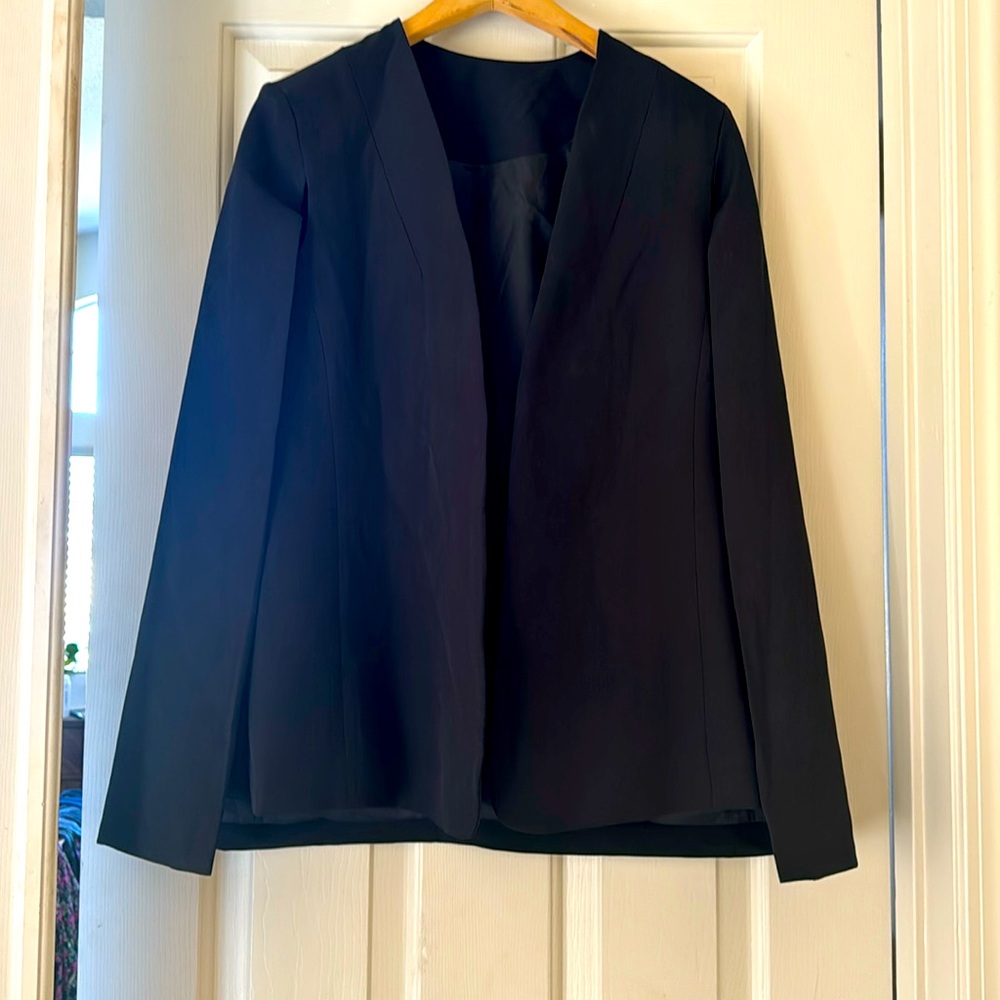 Women’s small cape blazer.